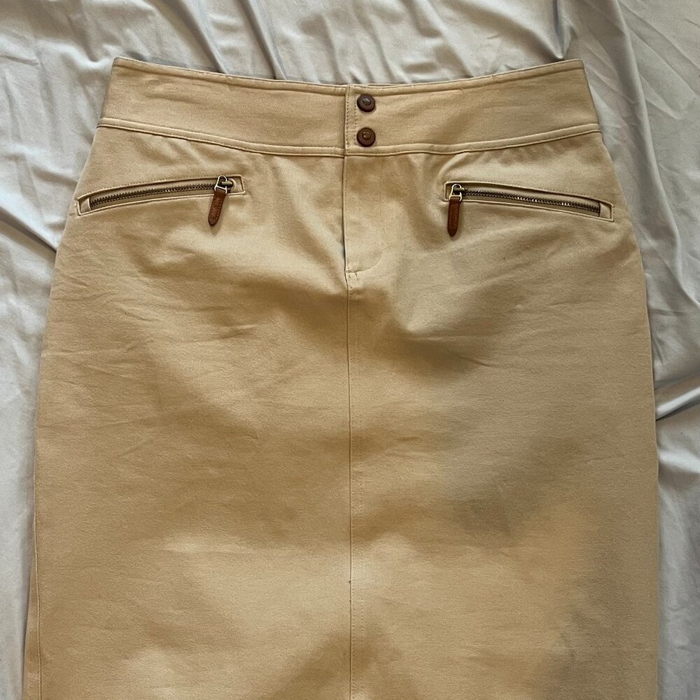 Lauren Ralph Lauren Women's Tan Pencil Skirt